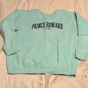 Prince Edward Island Aqua Crewneck Sweatshirt